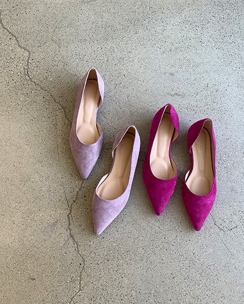 [리퍼브 245] Yuri Flat Shoes_ lavender/ purple