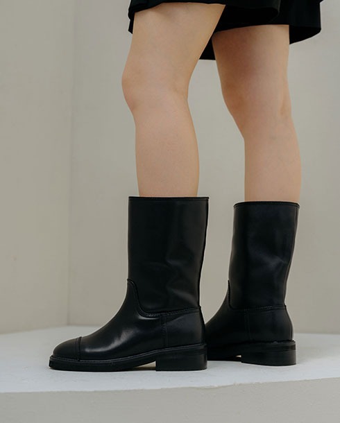 [리퍼브] momo middle boots